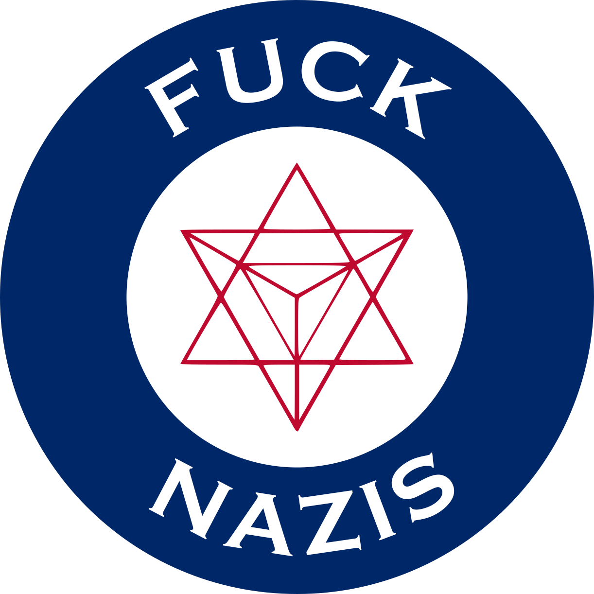 Fuck Nazis Virtual Lapel Pin Sale Currently Under Way.